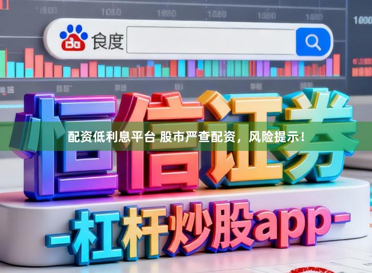 配资低利息平台 股市严查配资，风险提示！