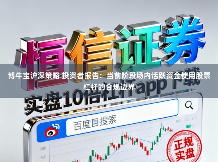 博牛宝沪深策略 投资者报告：当前阶段场内活跃资金使用股票杠杆的合规边界